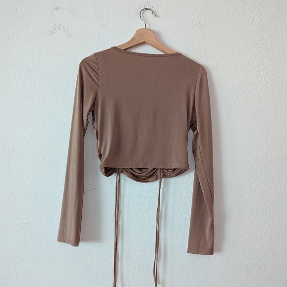 Fashion Nova What's The Ruche Cropped Top - Picture 5 of 7